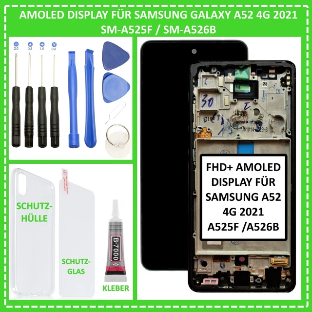 AMOLED Display für Samsung A52 4G 2021 SM-A525F A526B LCD FHD Touch Screen Glas