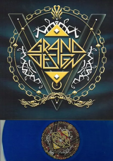 Grand Design - V Gran Álbum De Hardrock Melódico 2020 En Lp De Vinilo Azul