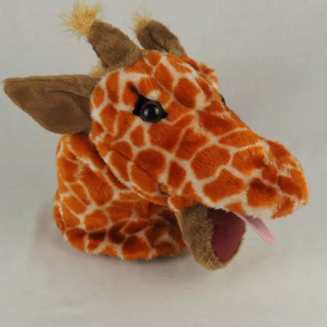 ANIMAL PLANET PLUSH Giraffe Hand Puppet School Play Communication Toy ...