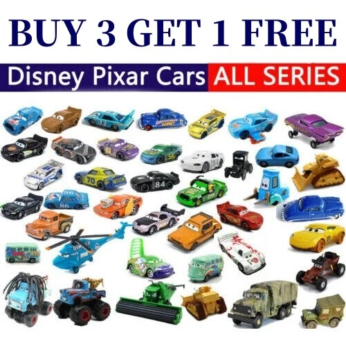 Disney Pixar Cars Diecast McQueen 1:55 Movie Toy Metal Model Kids Gift New 2023