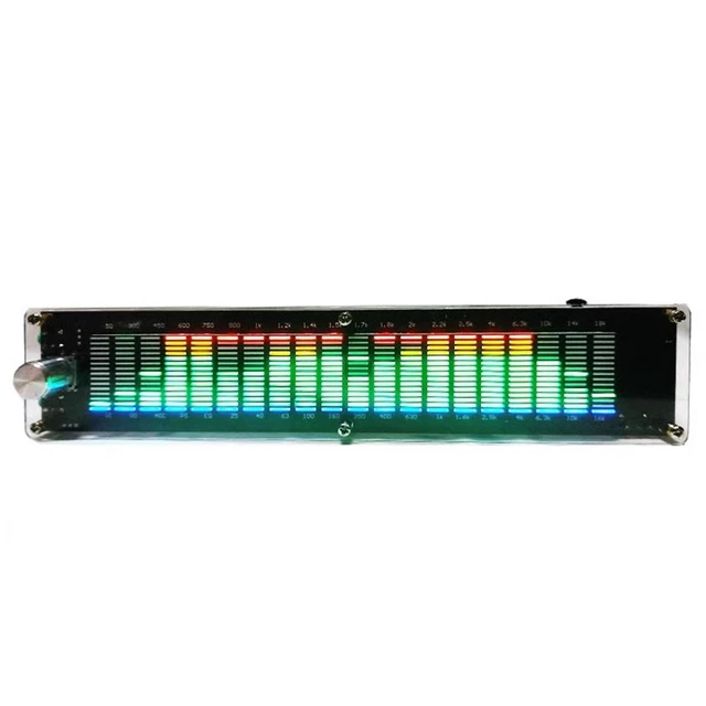 thumbnail interactive-video image 1 of VFD Audio Spectrum Analyzer - 25-Band Music Visualizer With 10 Display Modes, STM32F103 Processor 1 of 3