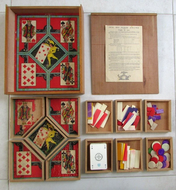 Jeu De Jonchets Ancien En Os – Boîte Complète – Très Bon état (TBE) – Occasion Vintage