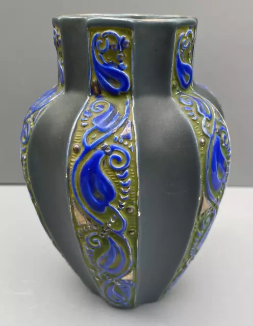 Jugendstil Art Nouveau Vase Biela Česko Wiener Werkstätte Julius Dressler Wien