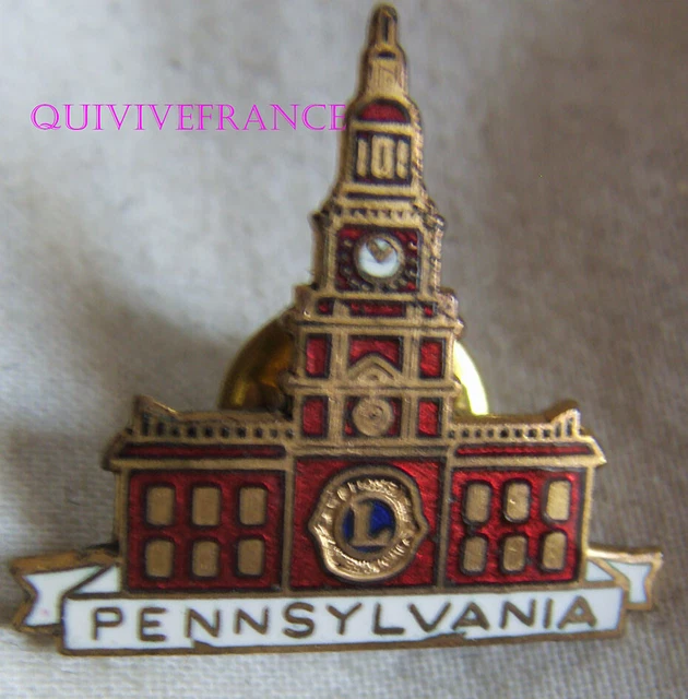 LC135 - gros BADGE INSIGNE LIONS CLUB OREGON 1985
