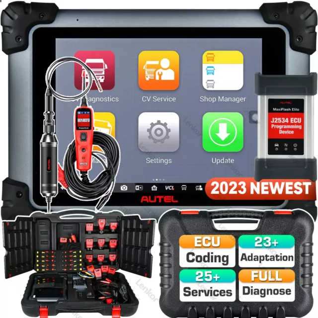 Autel Maxisys CV Diagnostic Scan MS908CV Heavy Duty HD Commercial Diesel Truck