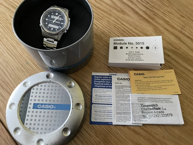 MEN’S CASIO WAVE Ceptor WVA-M240 VERY RARE MODULE N: 5015 ATTENTION ...