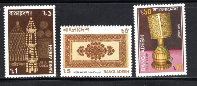 Bangladesh Stamp Scott #292-294, Exports, Set of 3, MNH, SCV$1.50