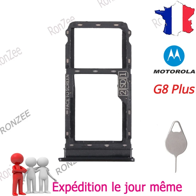 Tiroir Carte SIM Double Pour Xiaomi Redmi 13C Noir Minuit - Pièce De Rechange Originale - Installation Facile