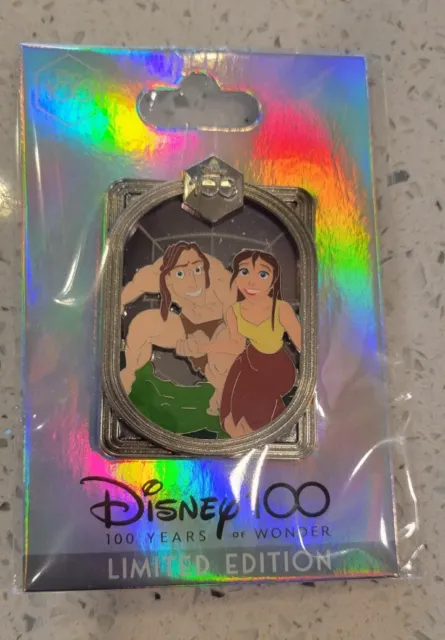 DEC Disney Celebrating 100 Years with You LE 400 Pin Tarzan And Jane