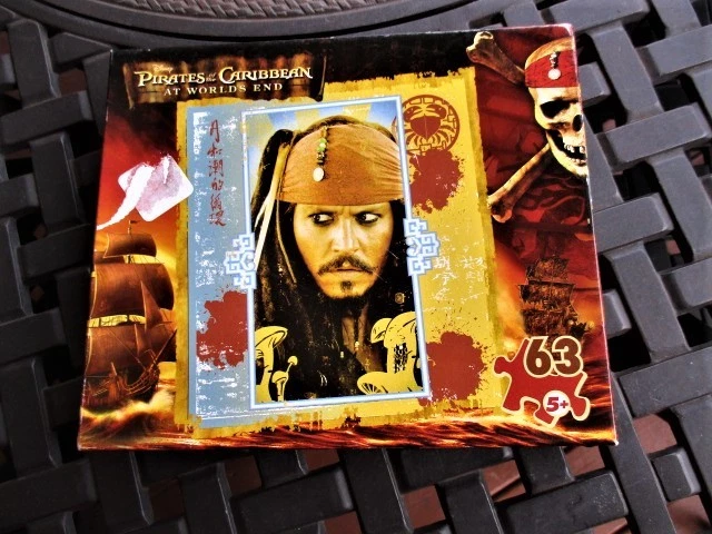 DISNEY PIRATES OF the Caribbean At Worlds End 63 Piece Jigsaw Puzzle ...