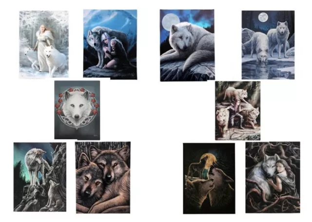 Wolves by Anne Stokes/ Lisa Parker Gothicl Fantasy Art Wall Hanging Canvas Print