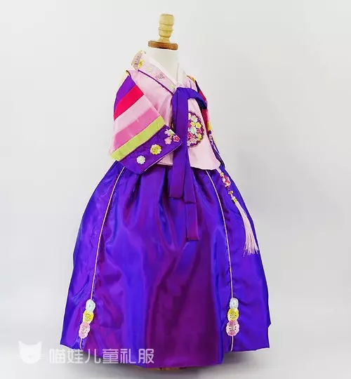 Children Hanbok Dress Korean Princess Costumes Birthday  Stage Performance Dress