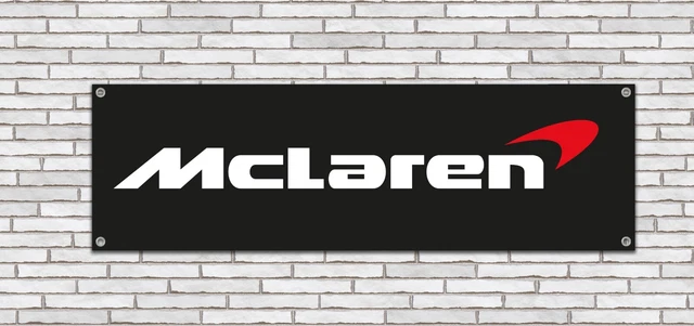 Bannière Banner Banderole Affiche PVC   MCLAREN   Garage Car Atelier