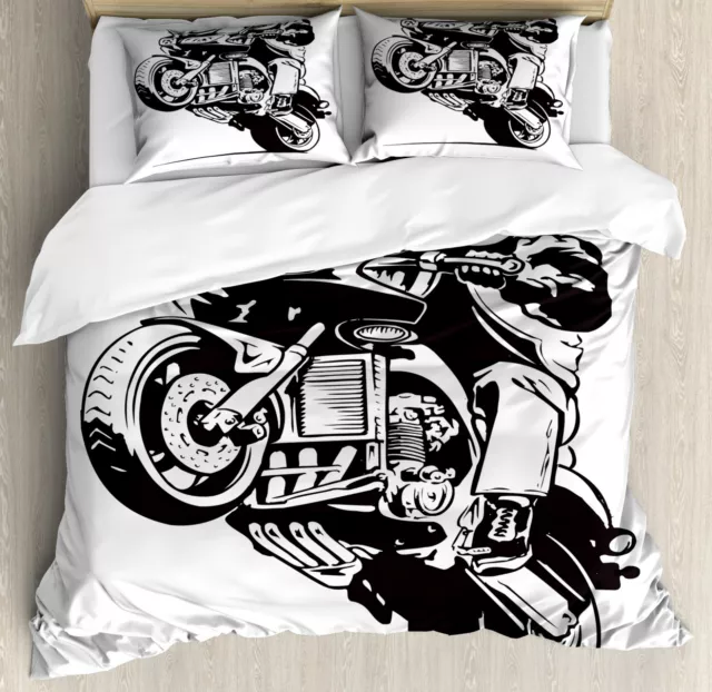 Moto Housse de Couette Rider Faire refroidir un Stunt