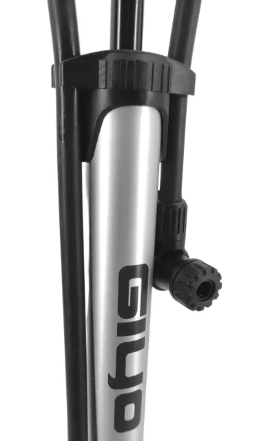 Giyo Aluminium Pompe à Vélo Support Stationnaire Avec Manomètre pour Sv Dv Av 3