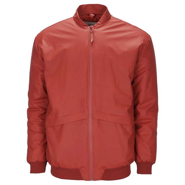 NEW RAINS B15 Bomber Thermal Jacket Waterproof in Scarlet Size S M
