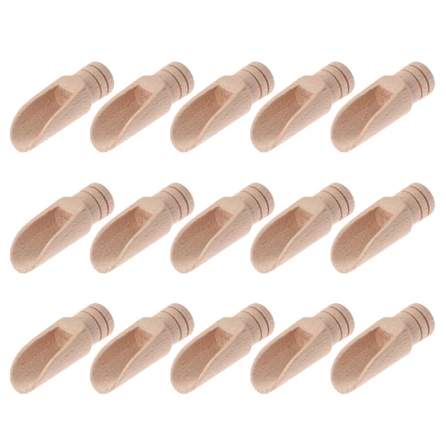 15 pz cucchiai cucchiaino da tè bambino bambù cucchiaino in legno naturale mini zucchero