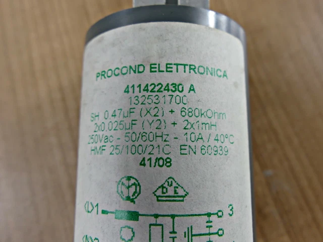 AEG ELECTROLUX PRIVILEGE Procond Elettronica Power Filter 411422430 A ...