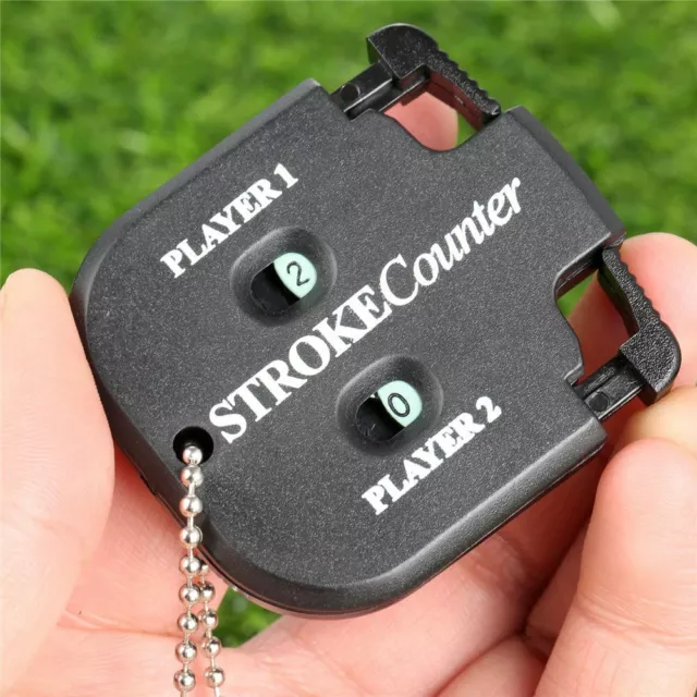 Mini Black Golf Count Shot Stroke Putt Score Counter Two Digit Scoring Keeper