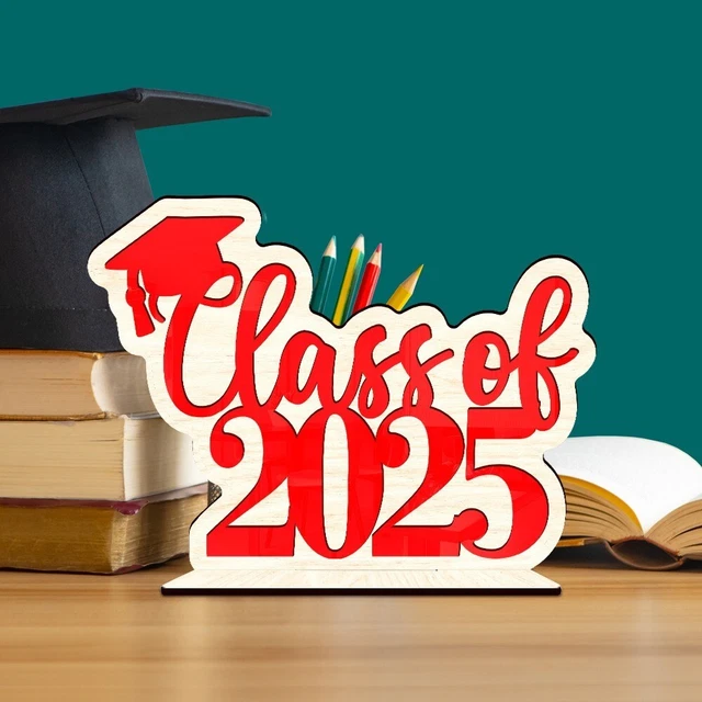 CLASS OF 2025 2025 Graduation Sign Graduation Desktop Decoration ...