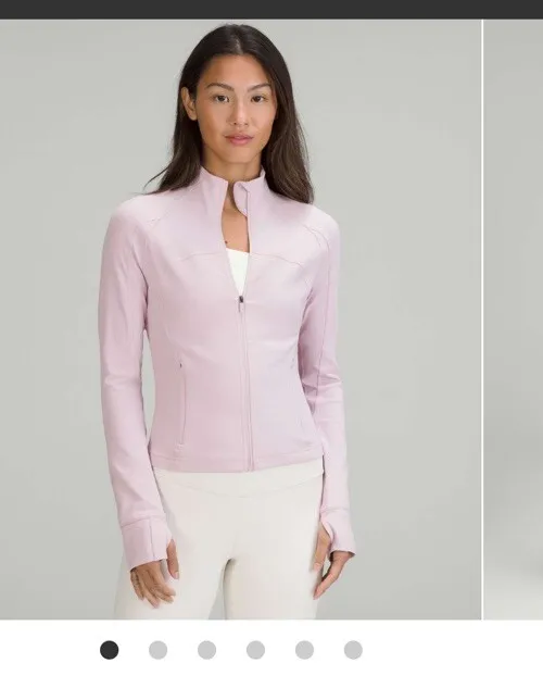 NWT Lululemon Define Jacket *Luon Flush Pink Size 8-LW4AWKS FUSP In Package