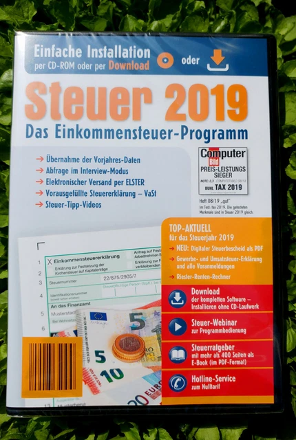 ALDI STEUER 2019 Einkommensteuer 2019 Download Key Code ODER Versand