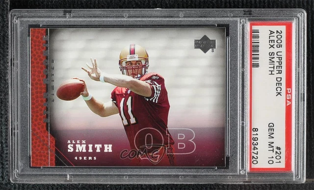 2005 Upper Deck Star Rookie Alex Smith #201 PSA 10 GEM MT Rookie RC