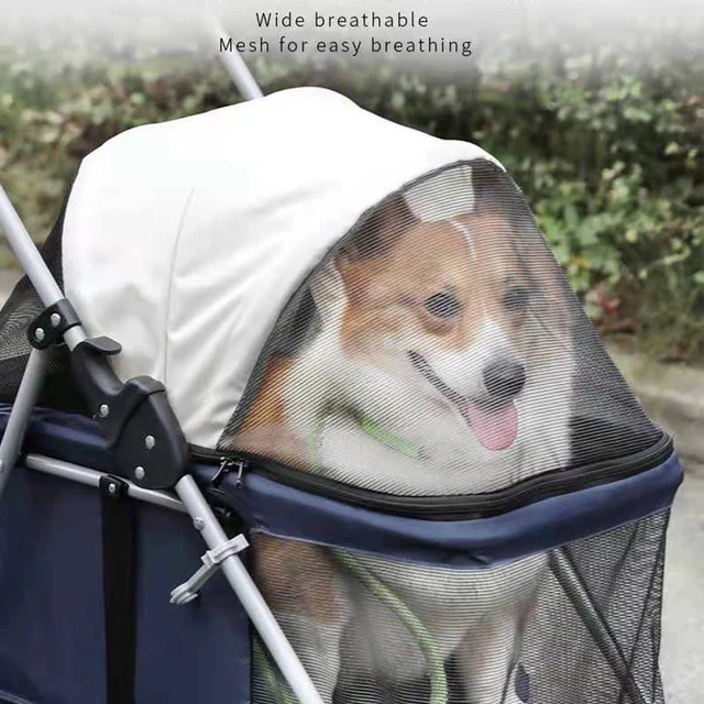 Cochecito para mascotas portátil plegable al aire libre pequeño cochecito para mascotas para perros gatos ratón Nde