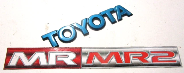 Toyota MR2 MK2 Distintivo Coperchio Stivali Posteriore Toyota - Turchese 746