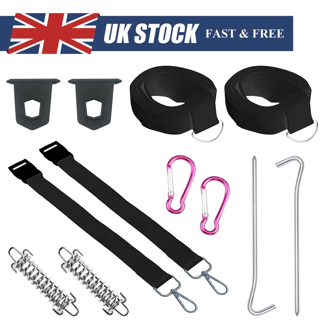 FOR FIAMMA AWNING Tie Down Kit Black Caravan Motorhome Campervan Safety