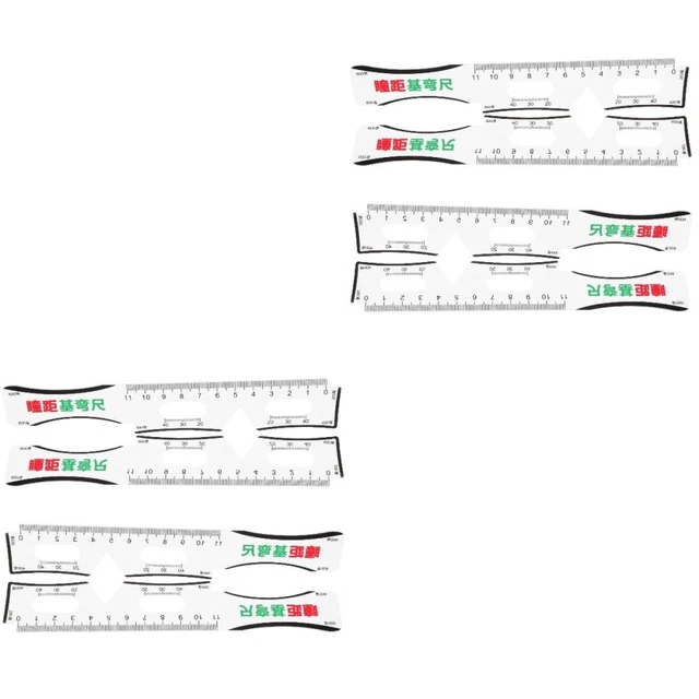 8 Pcs Multifunction Accurate Measuring PD Ruler for Pupil