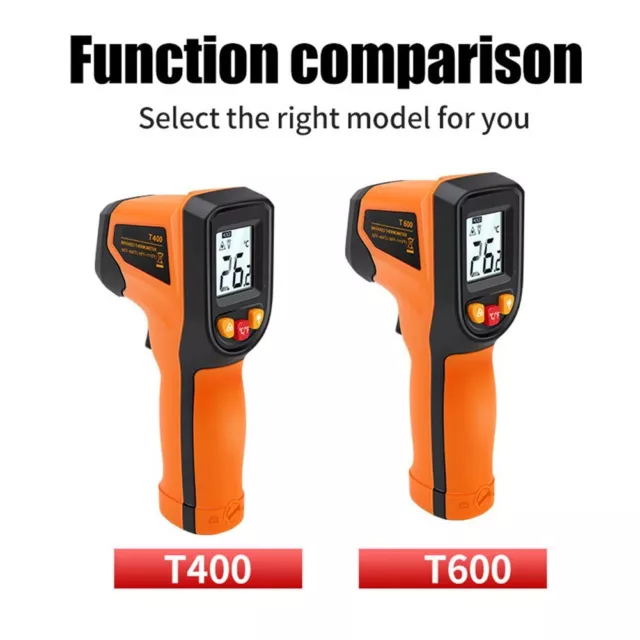 Thermomètre infrarouge portable précis pour test instantané de température