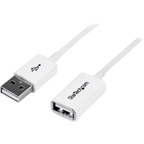 StarTech.com 3m White USB 2.0 Extension Cable Cord - A to A - USB Male to Female