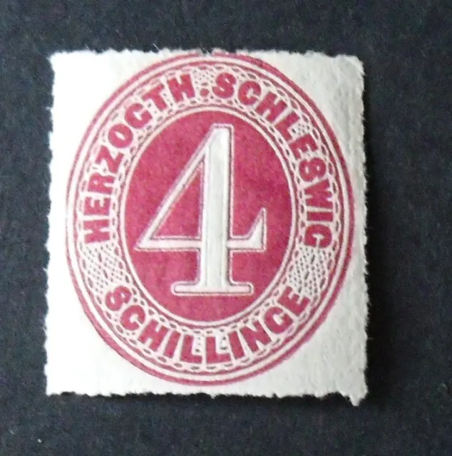 1864, Mi:120,- MiNr 3, Ovalausgabe 4 S karminrot ungebraucht Falz, gepr. Bühler