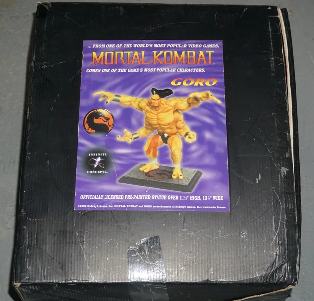 MORTAL KOMBAT GORO Statue Complete In Box Infinite Concepts RARE Near