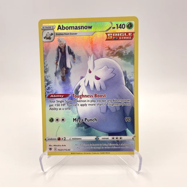 Abomasnow TG01/TG30 Full Art Sword & Shield Astral Radiance Pokemon Card NM/M