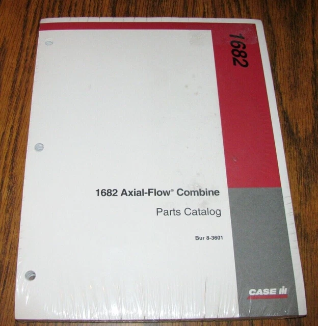 CASE IH 1682 Axial Flow Combine Part Catalog Manual Bur 83601 ORIGINAL