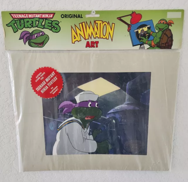 Teenage Mutant Ninja Turtles Donatello Original Animation Art  with COA