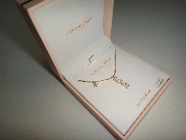 Tabitha webb sterling best sale silver cross necklace