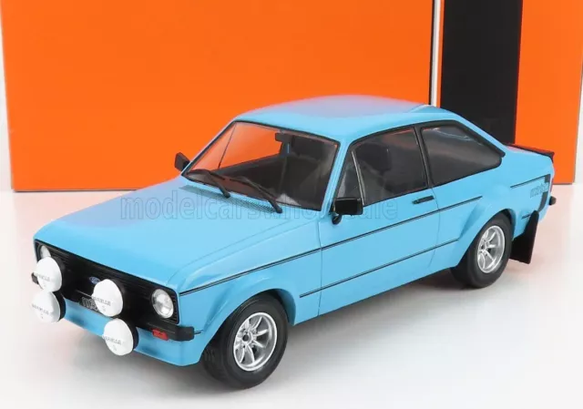 Ford Escort Mkii Rs 2000 Mexico 1977 Light Blue Ixo 18Cmc103A.20 1/18 1:18 Mk2