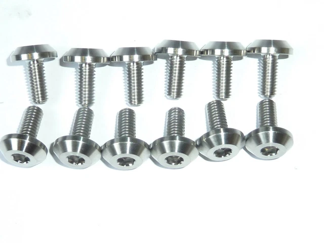 20 Vis De Carénage M5 X 8 Mm En Acier Inoxydable 304 - Pour Honda VFR750 1988-1997 - Tête Hex 10,8 Mm