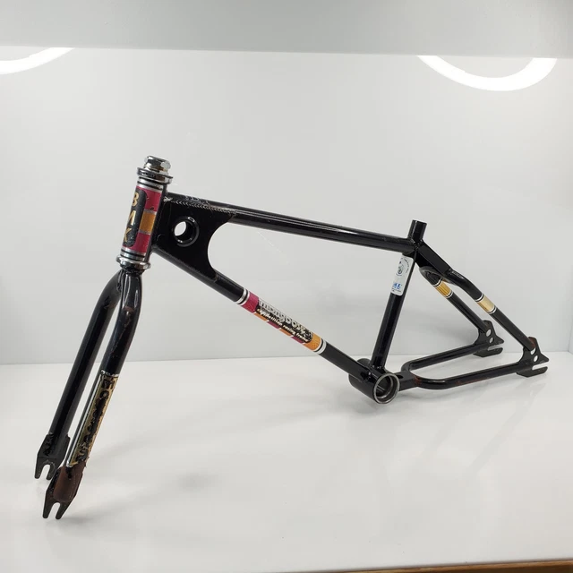 VINTAGE 1981 MONGOOSE Motomag BMX Racing Frame & Fork Set 20" Black USA