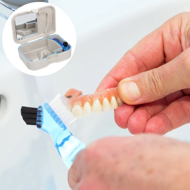 Contenitori in plastica Go contenitore in plastica protesi a scatto scatola denti falsi