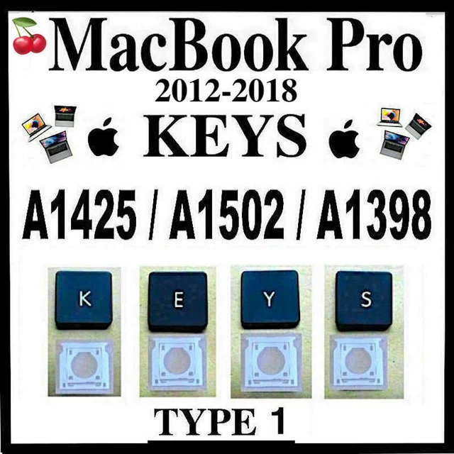 Touches Clavier MacBook Pro A2779 A2780 Noir - Clés Apple Authentiques, Occasion Testées