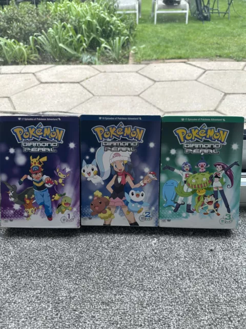 Pokemon: Diamond and Pearl: Box Set 1-2-3 Complete Season 10 Ntsc Region 1