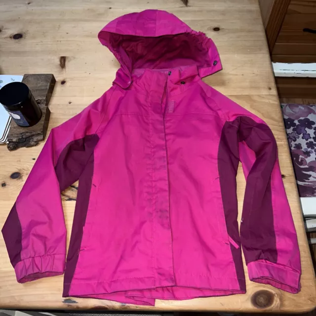 Mountain Warehouse Shelly 2 Waterproof  Jacket,  Age 7/8 Girls Pink Purple