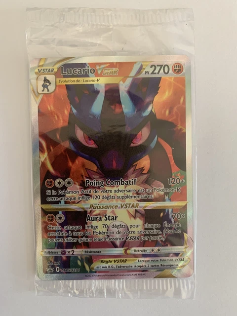 LUCARIO VSTAR - Pokémon Swsh291 Promo Epee Et Bouclier Collect Aura 9 Neuf Fr EUR 29,85