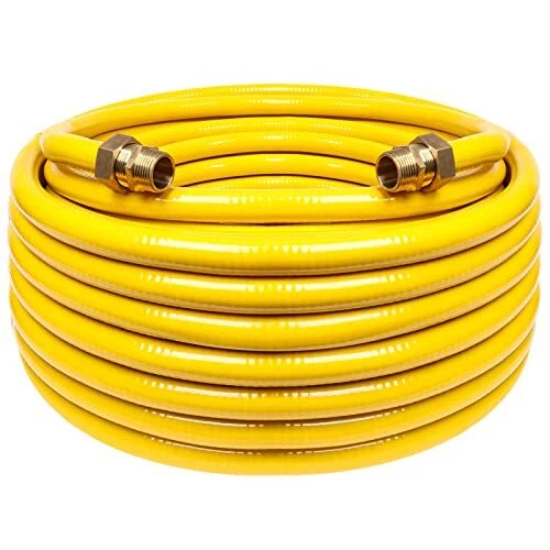 70ft 3/4'' Flexible Gas Line, CSST Corrugated Stainless Steel Tubing Pipe Kit