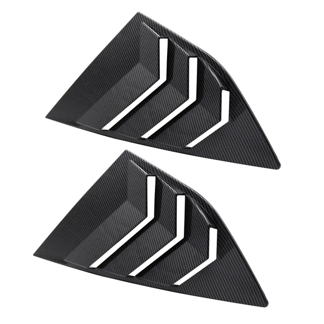 1 para ABS accessori auto lunotto tende laterali Tuyere Louvers Vent Panel