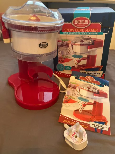 American Originals Snow Cone/Slushie/Crushed Ice Maker EK2100AR